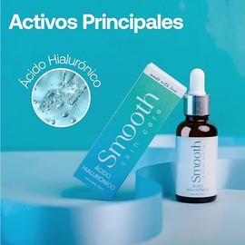 SMOOTH SKIN CARE  Serum facial cido hialurnico Smooth Skincare, potente hidratante y reductor de (cido Hialurnico)                                    