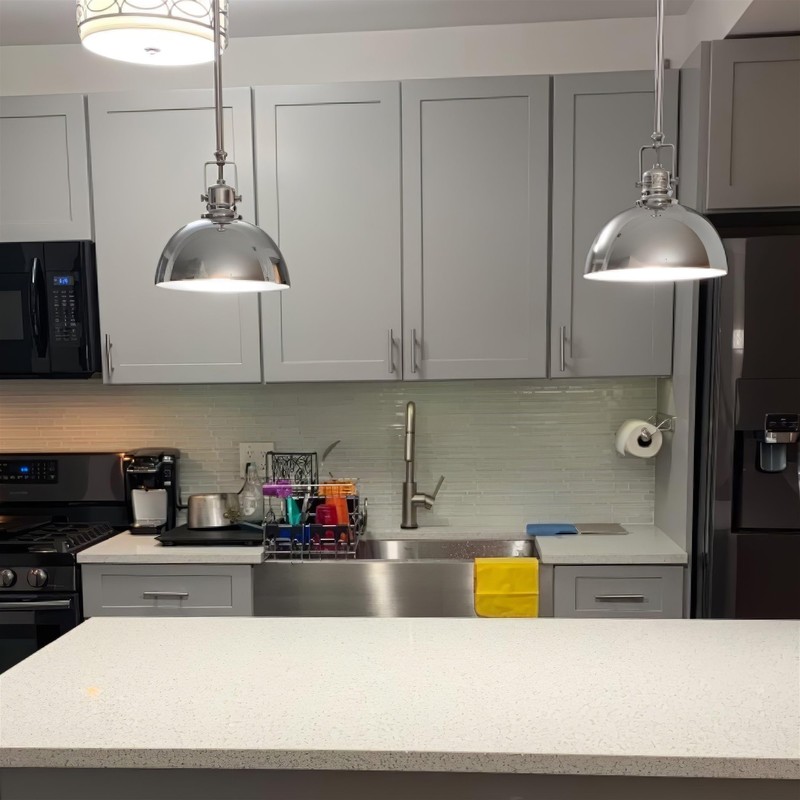 Kira Home Belle 9" Modern Industrial Pendant Light, Adjustable Length