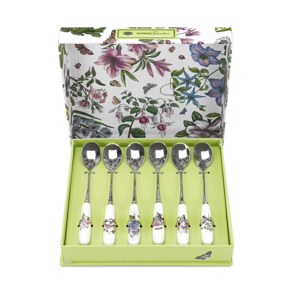 Portmeirion Botanic Garden Tea Spoons, Set of 6