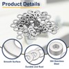 sourcing map M6 Flat Washer for Screw, 120Pcs Metal Washers