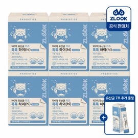 Jirug 10 billion lactobacillus kids Tok Tok Hi 6 packs (180 packs) + 7 packs given away / 지룩 100억 유산균 키즈 톡톡하이 6개 (180포)+7포 증정