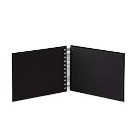 Rossler Soho 145 x 195mm Wiro Bound Photo Album - Black (40 Sheets)