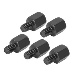 Hihaha 10mm LH to 8mm RH Motorcycle Rearview Mirrors Adapter Bolt/5pcs