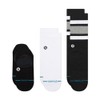 Stance, Unisex, Icon Series 3 Pack, Black White, Large