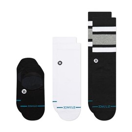 Stance, Unisex, Icon Series 3 Pack, Black White, Large