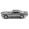 DCD Shelby Mustang GT500 1/64 Diecast Model Car Gray Metallic