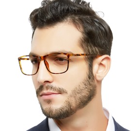 OCCI CHIARI Blue Light Blocking Reading Glasses Men Computer Readers 0 100 150 200 250 300 350 400 500 600 (Tortoise 1.25)