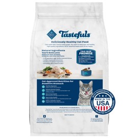 Blue Buffalo Blue Buffalo Tastefuls Natural Dry Food for Adult Indoor Cats, Chicken & Brown Rice Recipe, 15-lb. Bag