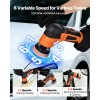 "600W 6-Speed Car Buffer Polisher Waxer Kit (1.2"/2"/3") for Cars