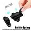 Self-Closing Latches, 2/4Pcs Spring Bolt Latches Aluminum Alloy Sliding Latches