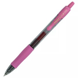 Pilot G2 07 18349 Pens & Refills, Rose Pink Gel Ink, 0.7mm Fine