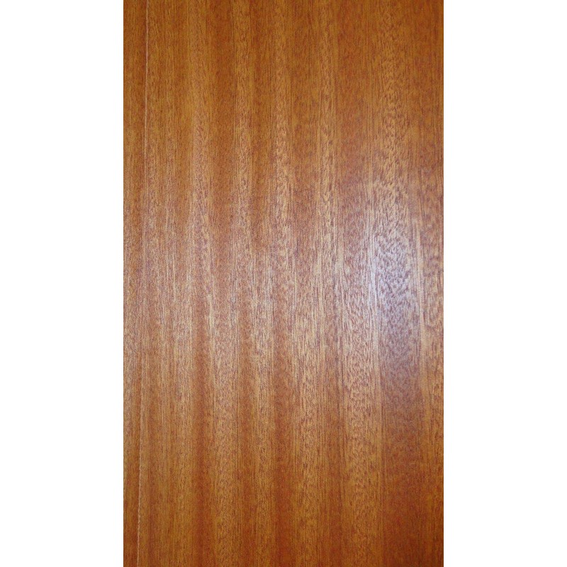 Sapele Ribbon Mahogany Wood Veneer 24" x 24" on Wood