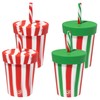 Silipint: Silicone Kids 8oz Straw Tumblers: 4 Pack - (2)