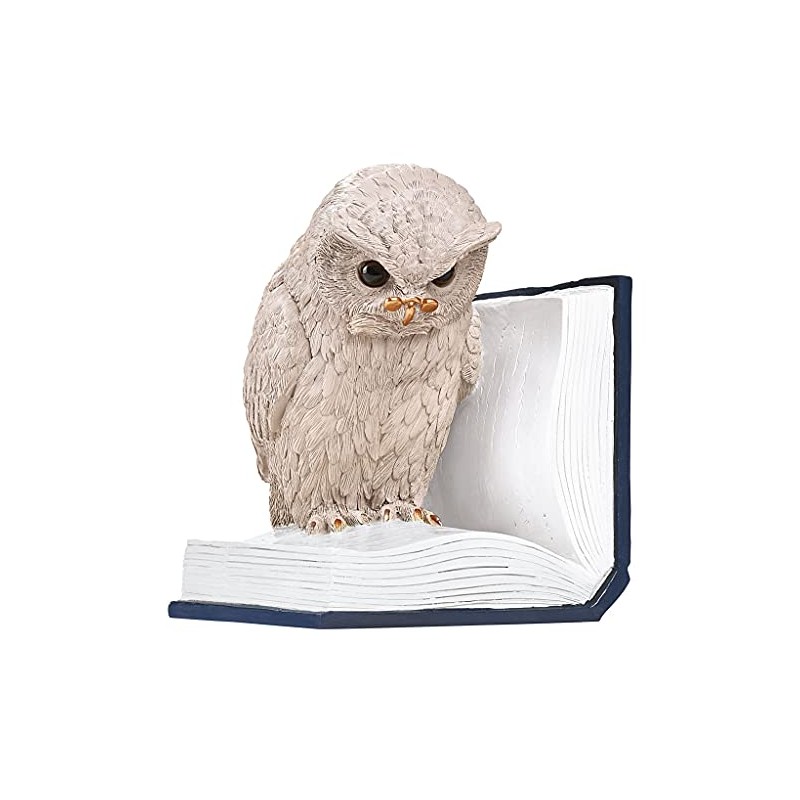 moses. B-Uhu-ch Bookend Decorative Object for Bookcase, 3D Owl as