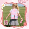 QJHEC Kawaii Rainbow Backpack for Girls – Cute Starry School