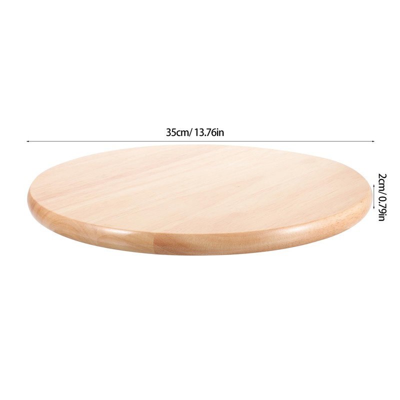 MERRYHAPY Round Wooden Stool Cover Replacement for Canteen Stool Wood