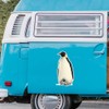 Extra Large 460mm 'Emperor Penguin Family' Permanent Sticker Decal for