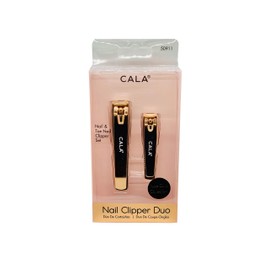 Cala Rose gold nail clipper duo