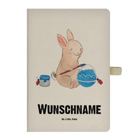 Mr. & Mrs. Panda DIN A4 Personalisiertes Notizbuch Hase Marienkäfer - Ostergeschenke, Osterdeko, Personalisierte Geschenke, Personalisierung, Ostern