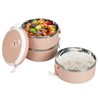Portable 304 Stainless Steel Bento Lunch Box Thermal Cylinder Lunch