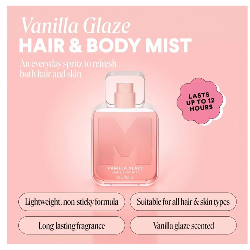 MONDAY Haircare Bruma Vanilla Glaze para Cabello y Cuerpo 150