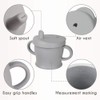 haakaa Silicone Sip-N-Snack Cup, Drop-proof Toddlers Sippy Cup & Snack