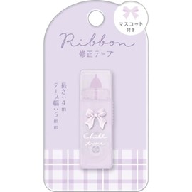 Coolier Correction Supplies Correction Tape with Ribbon Mascot Purple 95077
