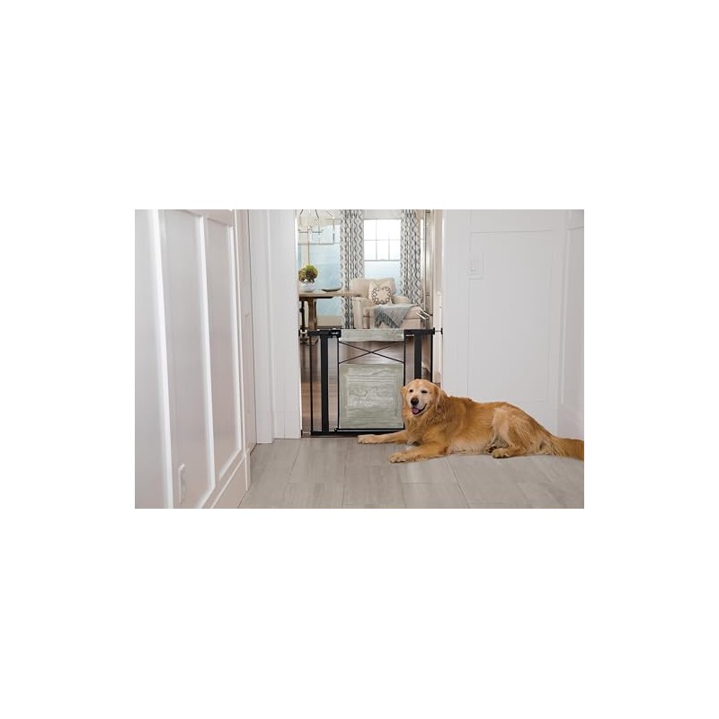 Safety 1st® Farmhouse Walk-Through Gate, Grey