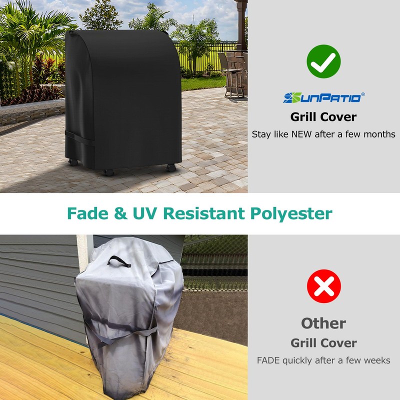 SunPatio 2 Burner Gas Grill Cover 32 inch, Waterproof Small