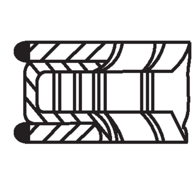 Mahle Original 011 08 N0 Piston Ring Set