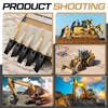 Hicarer 5 Sets 6737325 Bucket Teeth with Pins, Mini Excavator