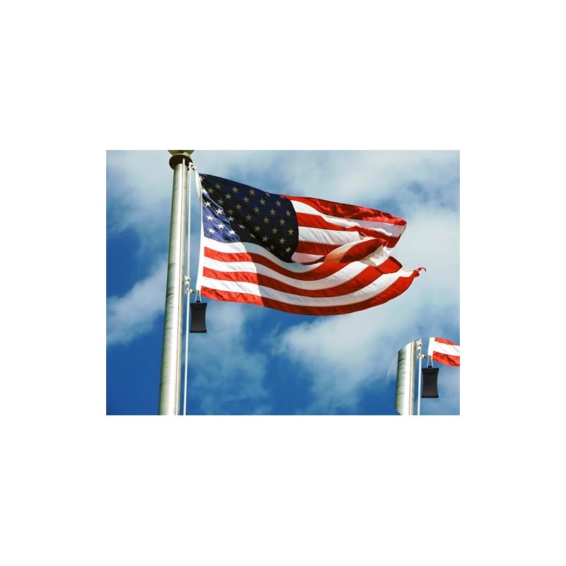 FLAGWIN Flag Weights 1 LB (Black), Flag Weights for Bottom