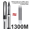 HRLORK Rollerball Pens 16 Pack Black Ink Pens 0.5mm Liquid