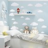 Clouds Party Wall Decal Pastel White Cloud Wall Stickers Decor