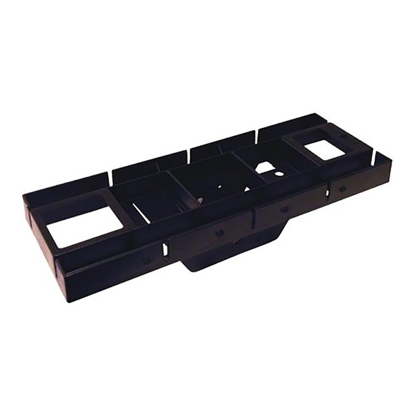 Architectural Mailboxes Patriot Rust-Proof Plastic Mailbox Mounting Board, Black