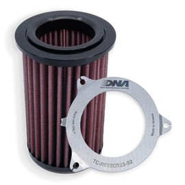 DNA Air Cover Stage 2 and Filter Combo Compatible for Royal Enfield Shotgun 650 (2024) PN: R-RE65CR23-S2-COMBO