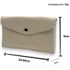 Mady in Italy Women's Medium Purse with Zip, Coin Compartment