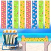 Boao 8 Pcs Large Towel Bands for Beach Chairs 15.75"