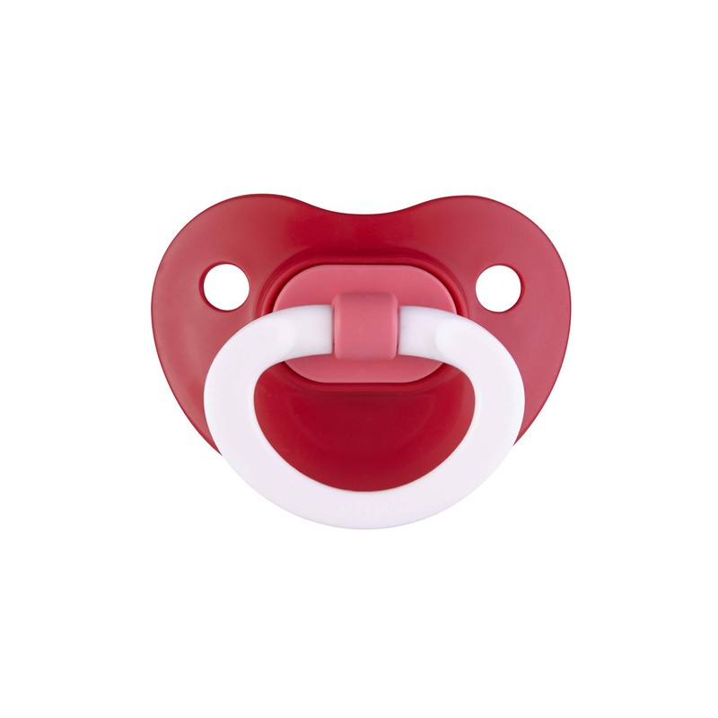 NUK Orthodontic Pacifier, Girl, 6-18 Months, 2-Pack