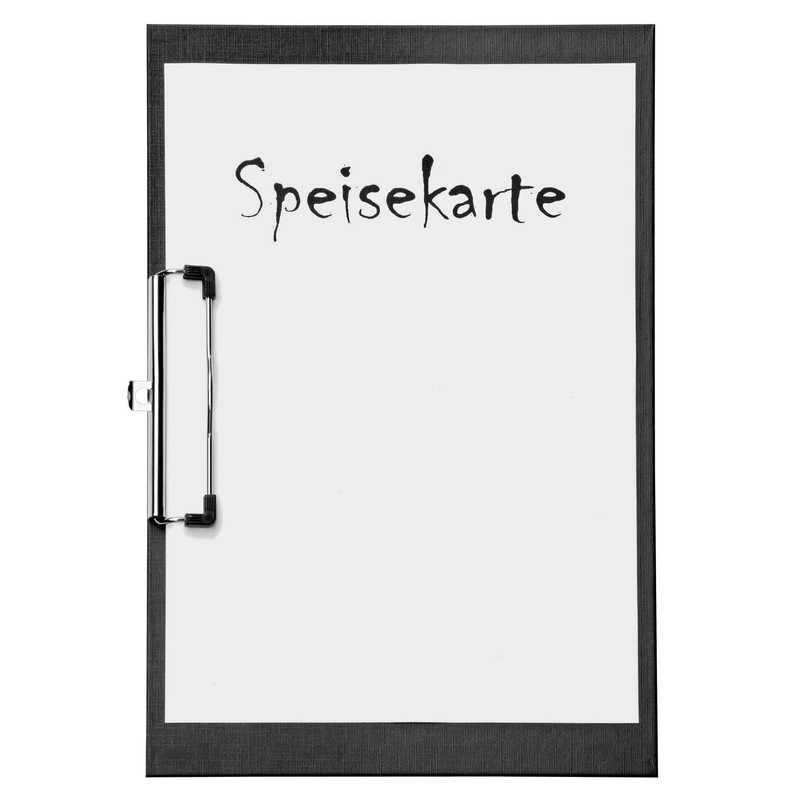 VELOFLEX A481798 Clipboard Landscape DIN A4 Pack of 2 Black