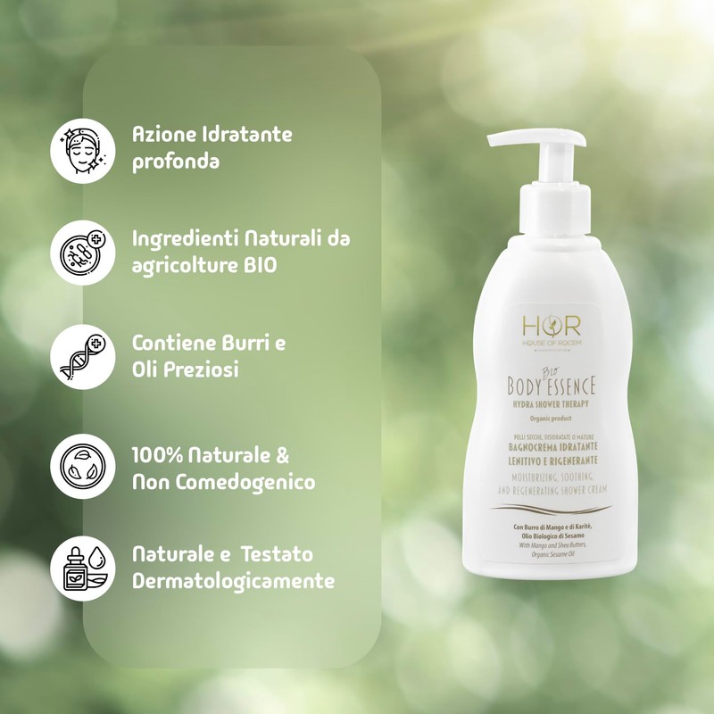 HoR - Feuchtigkeitsspendendes und regenerierendes Bio-Duschbad - Hydra Shower Therapy