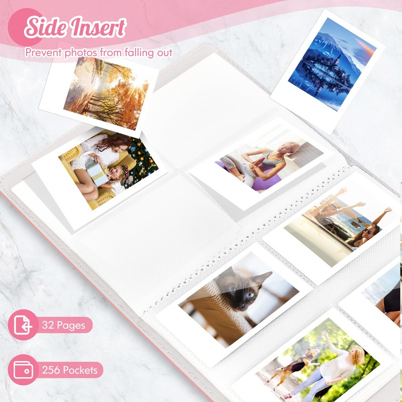 Ablus 256 Pockets Photo Album for Polaroid SnapTouch Zip Mint