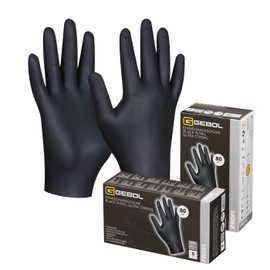 Gebol 709629 Nitrile Disposable Gloves, Powder-Free, Pack of 80, 539785