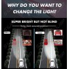 CHUSYYRAY For Hummer H3 2006-2010 6000K 4pcs LED Headlight Hi/Lo+Fog