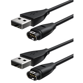 Ladekabel für Garmin Uhr, Kabel für Garmin Fenix 1M 2 Stück USB Ladekabel für Garmin Fenix 7/6X/6/6S/5/5X/5XPlus/5S/5SPlus/Vivomove 3/3S/4/4S/Venu 2/2S/Forerunner 745 usw.