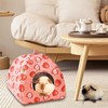 JSPYFITS Guinea Pig Hideout Bed Rabbit House Cave Accessories Cozy