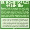 Dr Sponge Facial Cleansing Sponge, Green Tea by Dr Sponge