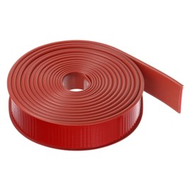 HARFINGTON U-Shape Edge Banding 19/16" x 19.7ft (30mm x 6M) Self Adhesive TPE Flexible Veneer Tape Soft Edge Strip Protector for Furniture Cabinet Table Protection Repair, Brown