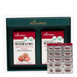 Toktem High-content lycopene tomato extract, 60 capsules of lycopene lycomato, 2 containers / 고함량 라이코펜 토마토추출물 리코펜 라이코마토 60캡슐 2통 똑템