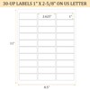 Address Labels for Inkjet Printers 1" x 2-5/8", Pack of